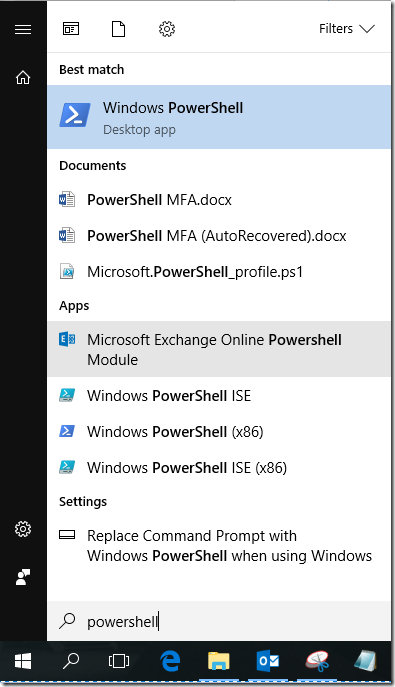 Microsoft Exchange Online PowerShell Module