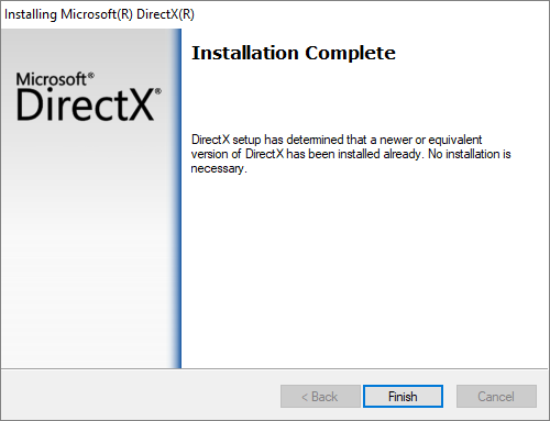 установка DirectX 9 