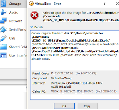 ошибка регистрации диска VirtualBox Cannot register the hard disk FilePath.vhd <GUID> because a hard disk DifferentFilePath.vhd with UUID <GUID> already exists