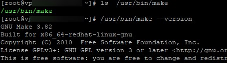 команда make /usr/bin в linux