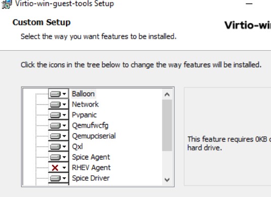 Установка virtio guest tools в Windows