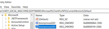 AnonymousGID подключение nfs под анонимным пользователем