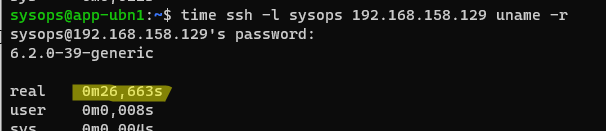 медленный ssh вход в linux