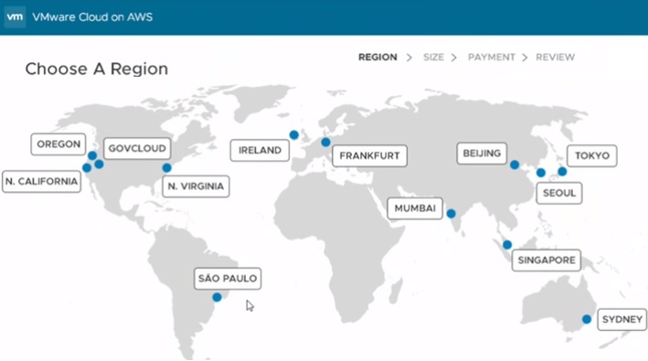 датацентры AWS в мире