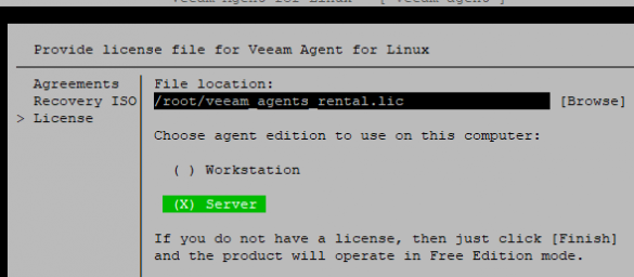 Как установить veeam agent на linux